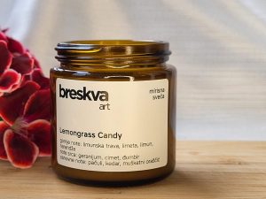 Lemongrass Candy Scented Candle